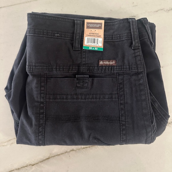 Legendary Whitetails Other - Legendary Outfitters Men's Stretch Canvas Pants Black 38X32 NWT